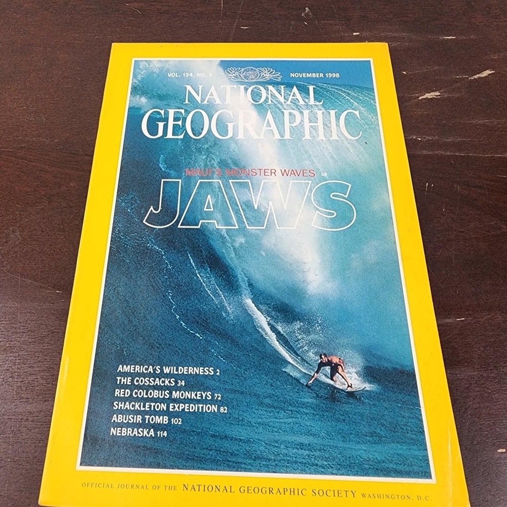 National Geographic Magazine November 1988 No Insert